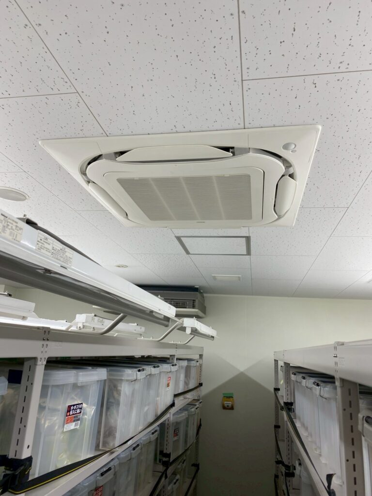 5馬力ツイン天カセエアコン更新工事